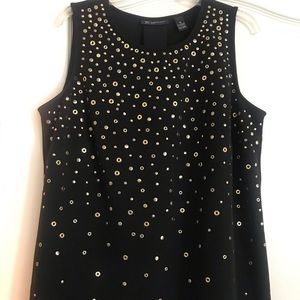 INC Black Studded Tunic